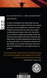 Zusatzmaterial 9783499001260 U4 von The Town and the City von Jack Kerouac