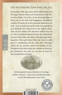 Zusatzmaterial 9783499004261 U4 von Die Frauen vom Karlsplatz: Maria von Anne Stern