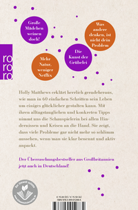Zusatzmaterial 9783499012884 U4 von Hinfallen ist auch ein Weg nach vorne: In 60 Schritten zu einem glücklicheren Leben von Holly Matthews