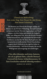 Zusatzmaterial 9783499014994 U4 von Der letzte Schildwall: Geschichten von Uhtred:  Mit Rezepten aus dem angelsächsischen England von Suzanne Pollak von Bernard Cornwell, Suzanne Pollak