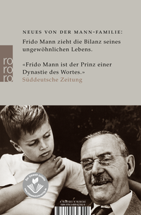 Zusatzmaterial 9783499623929 U4 von Achterbahn: Ein Lebensweg von Frido Mann
