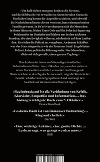 Zusatzmaterial 9783737102063 U4 von Feuer: Israel und der 7. Oktober von Ron Leshem