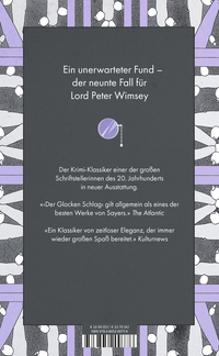 Zusatzmaterial 9783805200776 U4 von Der Glocken Schlag  von Dorothy L. Sayers