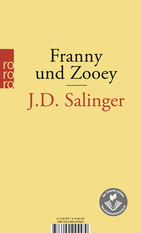 Zusatzmaterial 9783499245589 U4 von Franny und Zooey von J. D. Salinger
