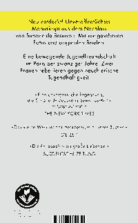 Zusatzmaterial 9783498002251 U4 von Die Unzertrennlichen von Simone de Beauvoir