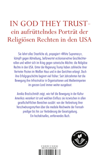 Zusatzmaterial 9783499006487 U4 von Amerikas Gotteskrieger: Wie die Religiöse Rechte die Demokratie gefährdet  von Annika Brockschmidt