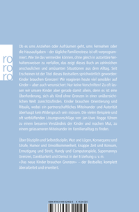 Zusatzmaterial 9783499624025 U4 von Das neue Kinder brauchen Grenzen von Jan-Uwe Rogge