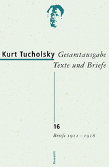Buchcover von Gesamtausgabe Texte und Briefe 16: Briefe 1911 - 1918 von Christa Wetzel