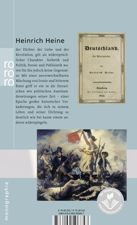 Zusatzmaterial 9783499506857 U4 von Heinrich Heine von Christian Liedtke