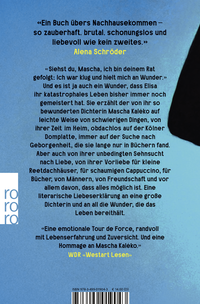 Zusatzmaterial 9783499019043 U4 von Mit dir, da möchte ich im Himmel Kaffee trinken von Sarah Lorenz