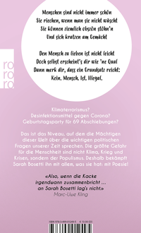 Zusatzmaterial 9783499012495 U4 von «Wer Angst hat, soll zuhause bleiben!»: Poesie gegen Populismus von Sarah Bosetti