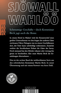 Zusatzmaterial 9783499244469 U4 von Und die Großen lässt man laufen: Ein Kommissar-Beck-Roman von Maj Sjöwall, Per Wahlöö