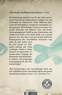 Zusatzmaterial 9783498045241 U4 von Kolumbus' Erbe: Wie Menschen, Tiere, Pflanzen die Ozeane überquerten und die Welt von heute schufen von Charles C. Mann