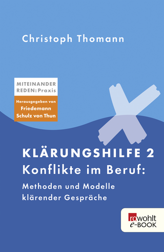 Buchcover von Klärungshilfe 2: Konflikte im Beruf: Methoden und Modelle klärender Gespräche