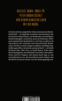 Zusatzmaterial 9783498002954 U4 von On Air: Erinnerungen an mein Leben mit der Musik von Peter Urban