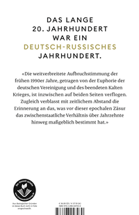 Zusatzmaterial 9783498047030 U4 von Das deutsch-russische Jahrhundert: Geschichte einer besonderen Beziehung von Stefan Creuzberger