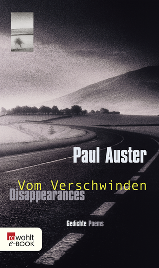Buchcover von Disappearances - Vom Verschwinden: Gedichte - Poems (Zweisprachige Ausgabe)