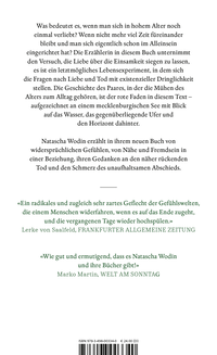 Zusatzmaterial 9783498003340 U4 von Die späten Tage von Natascha Wodin