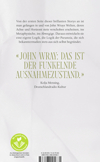 Zusatzmaterial 9783498001681 U4 von Madrigal: Erzählungen von John Wray