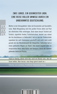 Zusatzmaterial 9783499256356 U4 von Tschick von Wolfgang Herrndorf
