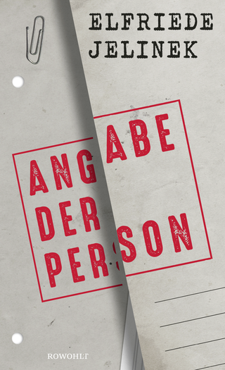 Buchcover von Angabe der Person