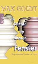 Buchcover von Für Nächte am offenen Fenster: Die prachtvollsten Texte 1987 - 2002 von Max Goldt