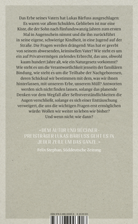 Zusatzmaterial 9783498003418 U4 von Vaters Kiste: Eine Geschichte über das Erben von Lukas Bärfuss