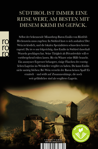 Zusatzmaterial 9783499271779 U4 von Mörderischer Jahrgang: Ein Wein-Krimi aus Südtirol von Michael Böckler