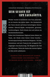 Zusatzmaterial 9783499256714 U4 von Die Frauen, die er kannte von Michael Hjorth, Hans Rosenfeldt