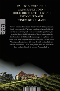 Zusatzmaterial 9783499273506 U4 von Tödlich im Abgang: Ein Wein-Krimi aus Südtirol von Michael Böckler