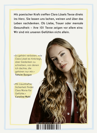 Zusatzmaterial 9783499020896 U4 von Ich dachte, sowas fühl nur ich: 101 Texte, die dein Leben verändern von Clara Lösel