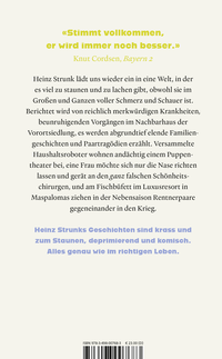 Zusatzmaterial 9783498007683 U4 von Kein Geld Kein Glück Kein Sprit von Heinz Strunk