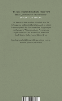 Zusatzmaterial 9783498007676 U4 von Bruchstücke von Hans Joachim Schädlich