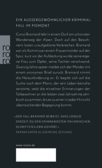 Zusatzmaterial 9783499269622 U4 von Der Fall Bramard von Davide Longo
