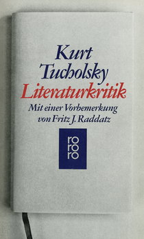 Buchcover von Literaturkritik von Kurt Tucholsky