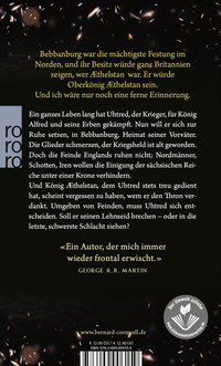 Zusatzmaterial 9783499006159 U4 von Der Herr der Schlacht von Bernard Cornwell