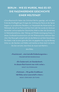 Zusatzmaterial 9783737101912 U4 von Berlin: Biographie einer großen Stadt von Jens Bisky
