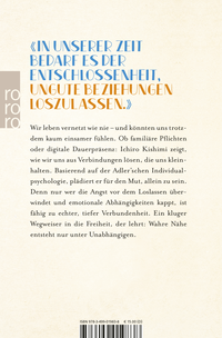Zusatzmaterial 9783499019838 U4 von Du darfst loslassen, was dir nicht guttut: Vom Mut, allein zu sein von Ichiro Kishimi