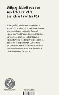 Zusatzmaterial 9783498093976 U4 von Die andere Seite: Leben und Forschen zwischen New York und Berlin von Wolfgang Schivelbusch