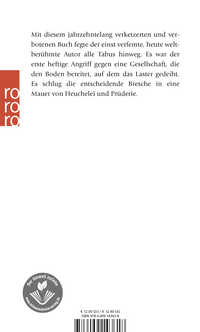 Zusatzmaterial 9783499143618 U4 von Wendekreis des Krebses von Henry Miller