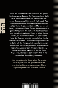 Zusatzmaterial 9783499013454 U4 von Lichtspiel von Daniel Kehlmann