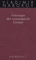 Buchcover von Vorlesungen über westeuropäische Literatur von Vladimir Nabokov