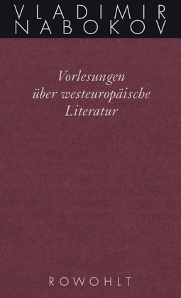 Buchcover von Vorlesungen über westeuropäische Literatur von Vladimir Nabokov