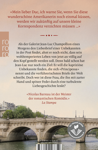 Zusatzmaterial 9783499003752 U4 von Du findest mich am Ende der Welt von Nicolas Barreau