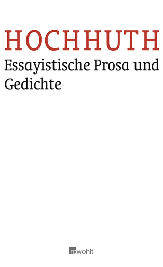 Buchcover von Essayistische Prosa und Gedichte