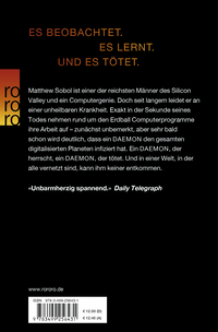 Zusatzmaterial 9783499256431 U4 von DAEMON: Die Welt ist nur ein Spiel von Daniel Suarez