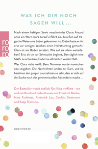 Zusatzmaterial 9783499290206 U4 von SMS für dich von Sofie Cramer