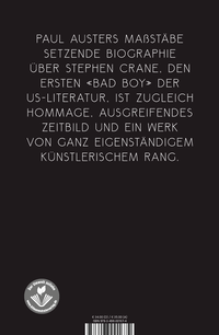 Zusatzmaterial 9783498001674 U4 von In Flammen: Leben und Werk von Stephen Crane von Paul Auster