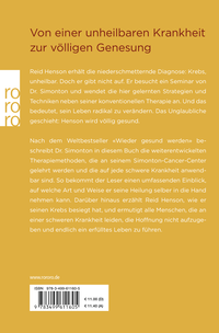 Zusatzmaterial 9783499611605 U4 von Auf dem Wege der Besserung: Schritte zur körperlichen und spirituellen Heilung von O. Carl Simonton, Reid M. Henson, Brenda Hampton