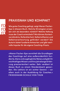 Zusatzmaterial 9783499017674 U4 von Coaching: Miteinander Ziele erreichen von Maren Fischer-Epe